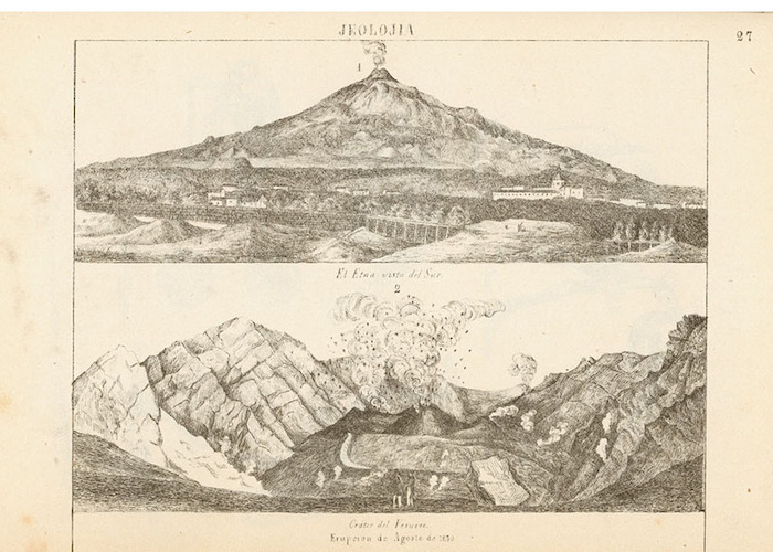 3. Jeolojia : el Etna visto del sur - crater del Vesubio