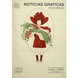 5. Portada revista "Noticias Gráficas", febrero de 1908.