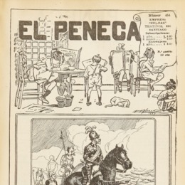 3. El conquistador español Diego de Almagro se asoma al valle del Copiapó. El Peneca 454, 30 de julio de 1917