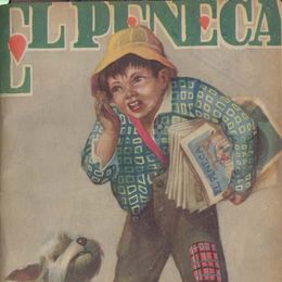 7. Portada de Coré, que muestra a un niño suplementero. El Peneca 1354, 26 de noviembre de 1934.