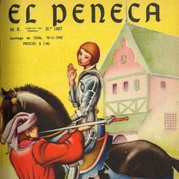 9. Juana de Arco. Portada de Coré. El Peneca 1887, 10 de febrero de 1945.