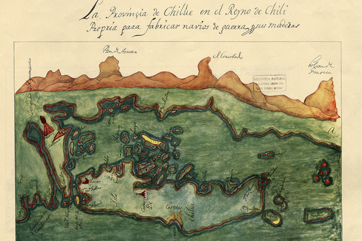 6. La provincia de Chilúe en el Reyno de Chili propia para fabricar navios de guerra y sus maderas.