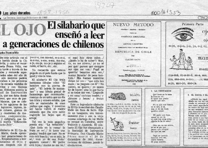El Ojo: El silabario que ense a leer a generaciones de chilenos