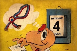 4. Condorito votando en las elecciones de 1964