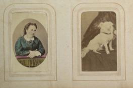 9. Álbum familiar carte de visite. Fotografías monocromas. Fecha: 1900.