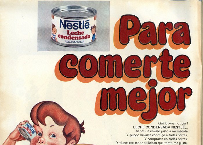 Leche condensada Nestlé. Mampato 398.